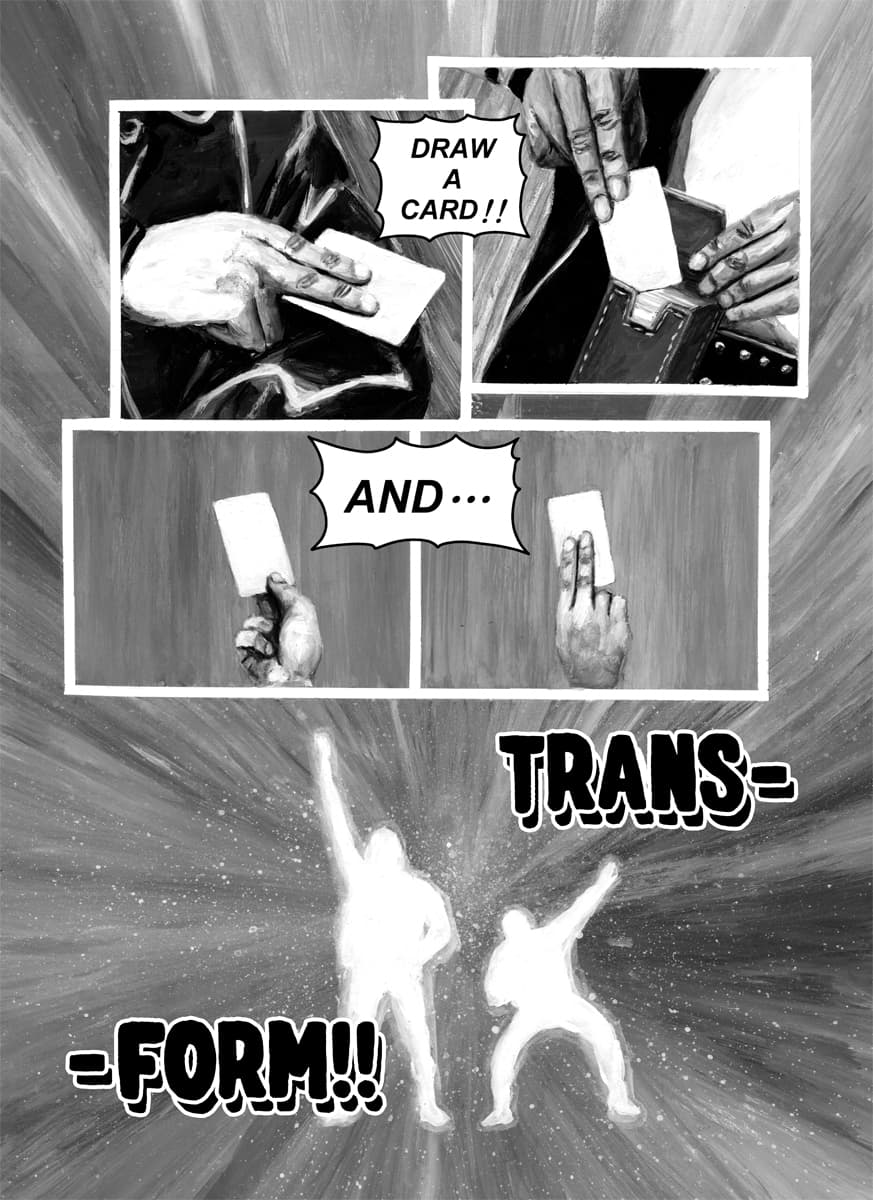 Tensei Shita Saki wa Monster ga Habikoru Zetsubou no Isekai Datta!? Demo Shinpai Muyou!! Kamisama kara Moratta Fushigi na Card de Taihenshin!! Oretachi Futari de Isekai o Sukutte Miseru ze!! na Ken ni Tsuite Chapter Special page 11