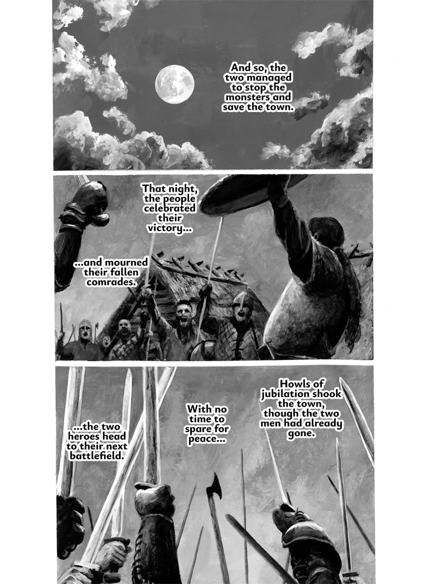 Tensei Shita Saki wa Monster ga Habikoru Zetsubou no Isekai Datta!? Demo Shinpai Muyou!! Kamisama kara Moratta Fushigi na Card de Taihenshin!! Oretachi Futari de Isekai o Sukutte Miseru ze!! na Ken ni Tsuite Chapter Special page 33