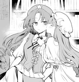 Touhou Project - The Yuri Kissing Harem of the Scarlet Devil Mansion's Gatekeeper (Doujinshi)