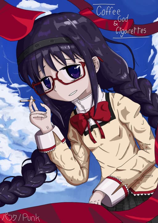 Mahou Shoujo Madoka★Magica - Coffee God and Cigarettes (Doujinshi)